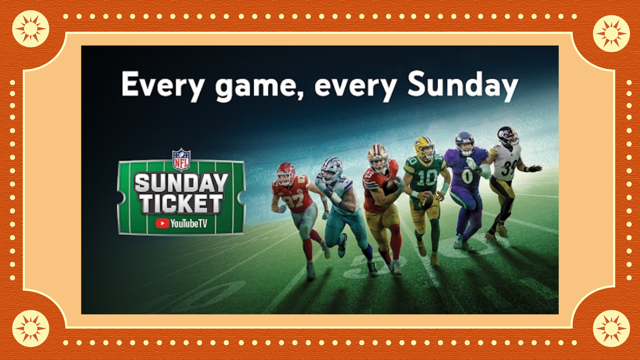 NFL Sunday Ticket- Nov 8th