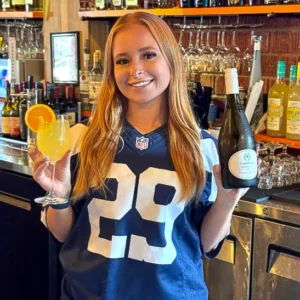 Sports Bar Torrance - NFL - Bartender Wearing Cowboys Jersey 