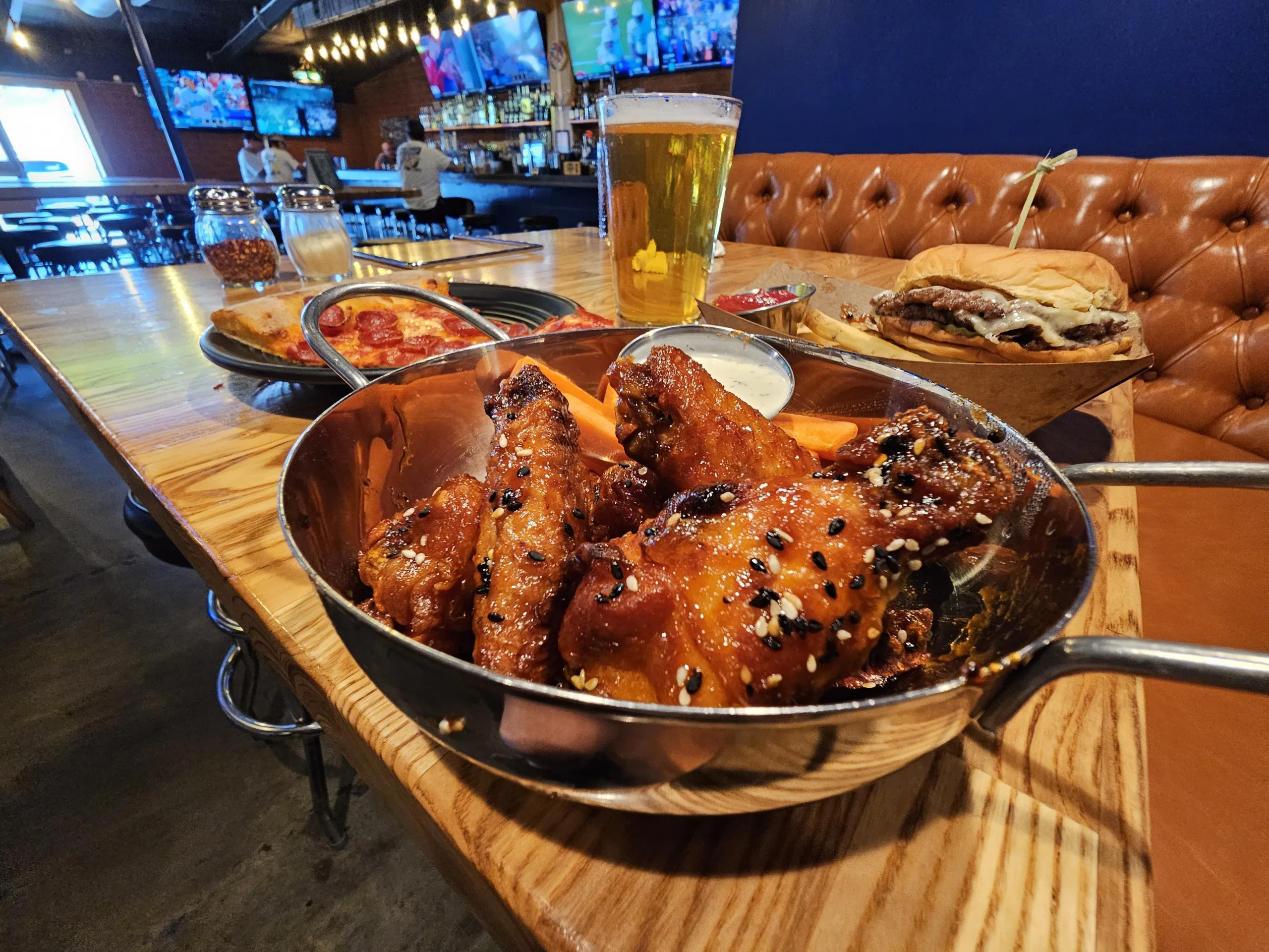 Chicken wings at Mom Said Yes Pizza Torrance