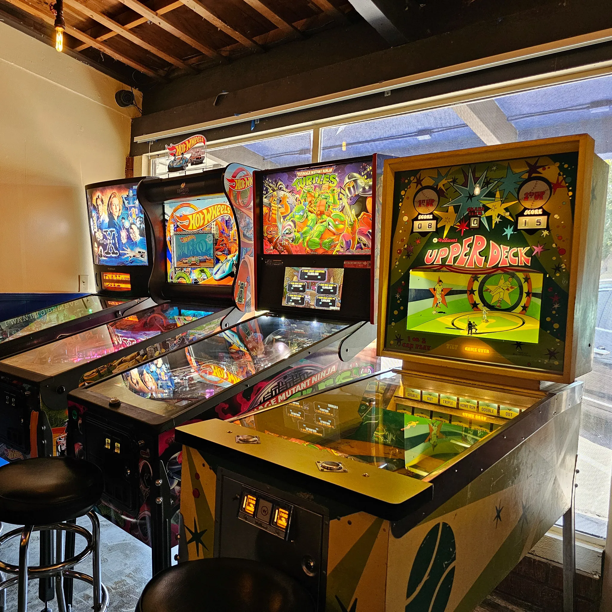 Arcade room at Mom Said Yes Pizza Torrance