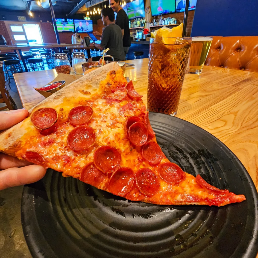 Happy Hour Slice of Pizza at Mom Said Yes Pizza Torrance - Only $4
