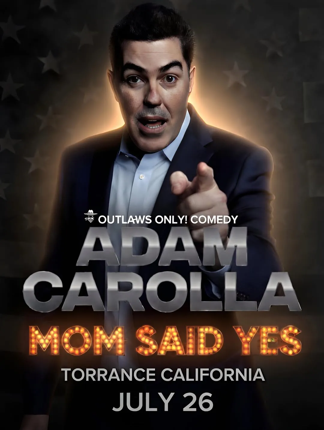 Adam Carolla live at Mom Said Yes Pizza Torrance